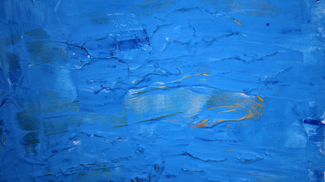 Blue yellow abstract fish sky free wallpaper - medium preview image