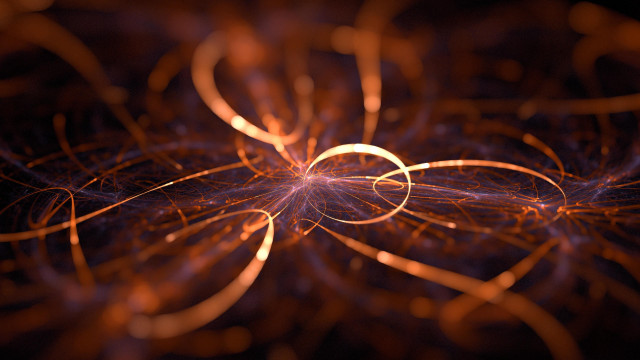 Spiral light night sky burning free wallpaper - medium preview image