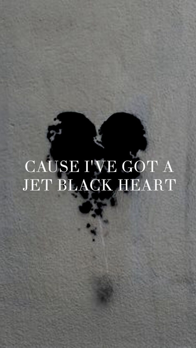 Heart shaped paper jet black free wallpaper - medium preview image