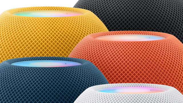 Colorful speakers white surface black free wallpaper - medium preview image