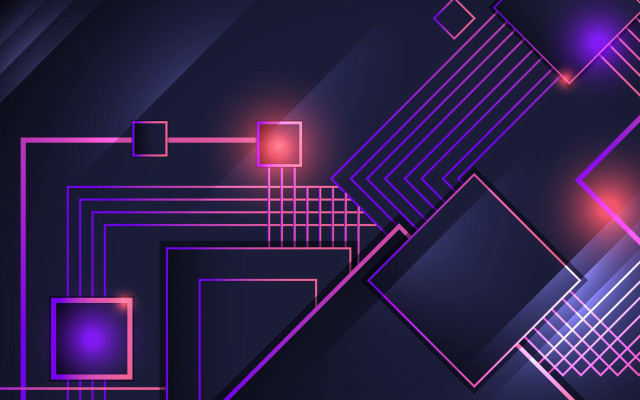 Purple black abstract squares light free wallpaper - medium preview image