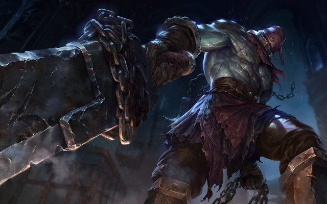 Demonic chained creature cave brom free wallpaper - medium preview image