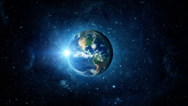 Earth space stars bright light #3 free wallpaper - medium preview image