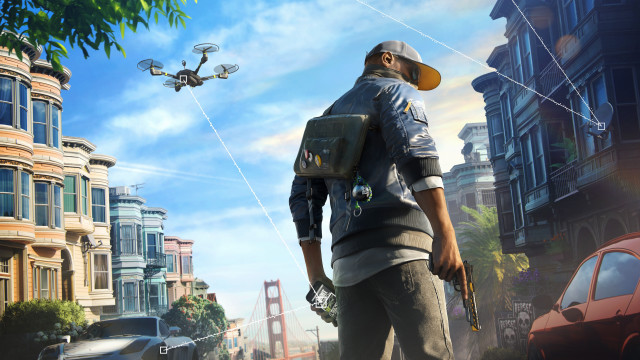 Man hat backpack city kite free wallpaper - medium preview image