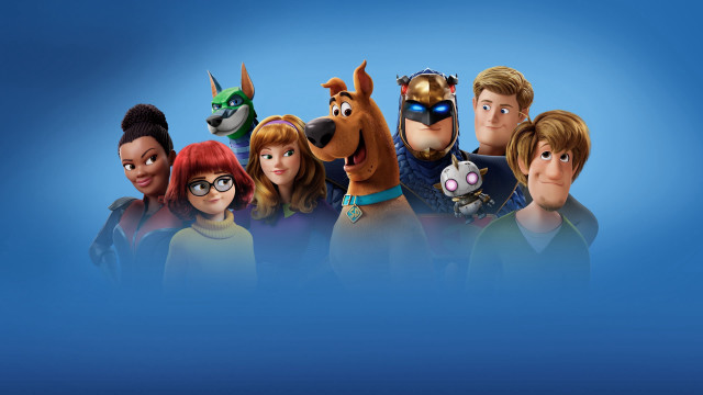 Group people dog head poster free wallpaper for desktop - medium preview image