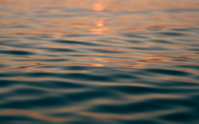 Water sunset waves clouds naturalism free wallpaper - medium preview image