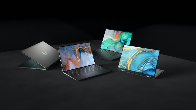 Laptops group black surface black free wallpaper - medium preview image