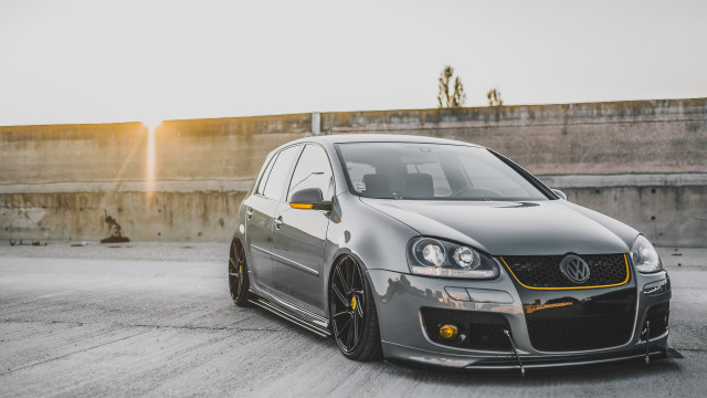 Grey car concrete road fence free wallpaper - medium preview image
