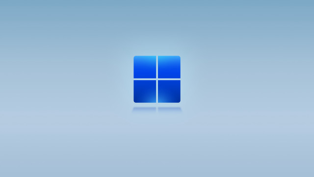 Blue square reflection night minimalist free wallpaper - medium preview image