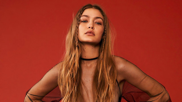 Woman longhair sheer top choker free wallpaper - medium preview image