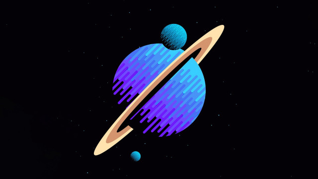 Space astronaut planet star galaxy free wallpaper - medium preview image