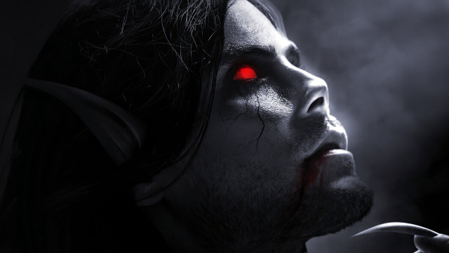 Man bloody face red eyes free wallpaper - medium preview image