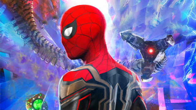 Spider man futuristic robot abstract free wallpaper - medium preview image