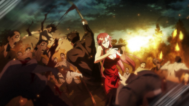 Group fireplace woman sword man free wallpaper - medium preview image