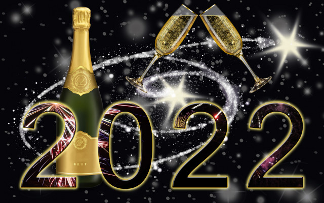 Champagne glasses 2012 futuristic night free wallpaper - medium preview image