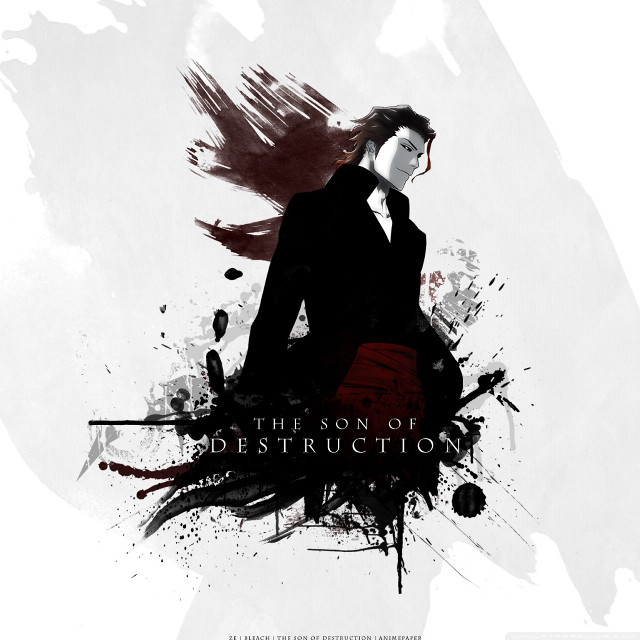 Man suit blood splatter poster free wallpaper - medium preview image