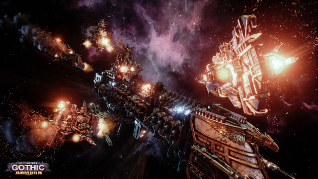 Space station lights smoke stars free wallpaper - medium preview image