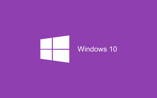 Purple background windows10 logo windows10 free wallpaper - medium preview image