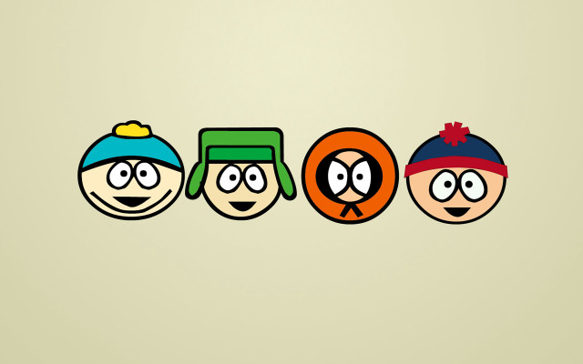 Cartoon faces expressions beige background free wallpaper - medium preview image