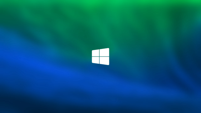 Blue green background window minimalist free wallpaper - medium preview image