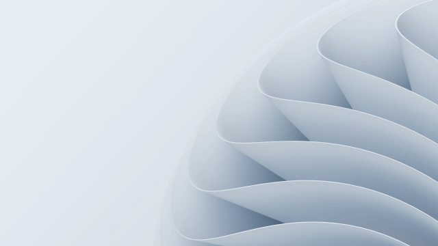 White abstract curved blue stripe free wallpaper - medium preview image