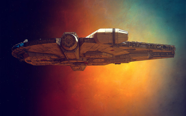 Star wars ship skyline matte free wallpaper - medium preview image