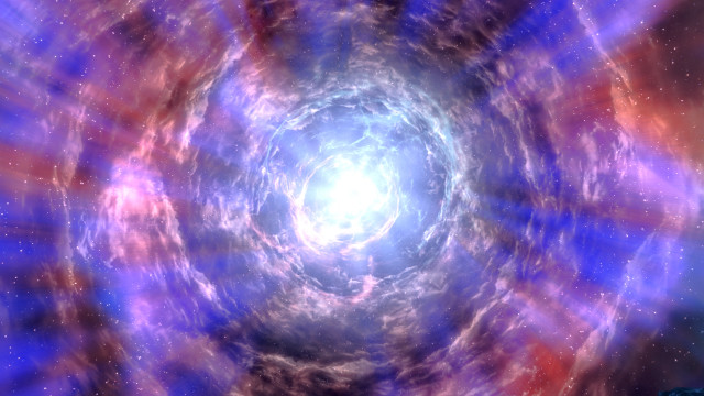 Blue purple spiral star center free wallpaper - medium preview image