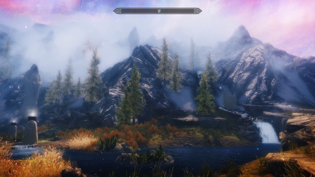 Mountain lake forest night sky free wallpaper - medium preview image