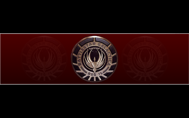 Red black banner gold emblem free wallpaper - medium preview image