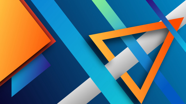 Colorful abstract triangle stripe geometric free wallpaper - medium preview image
