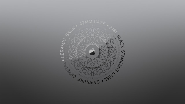 Gray background circular design black free wallpaper - medium preview image