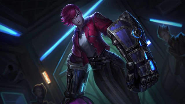 Man red jacket glowing lightsaber free wallpaper - medium preview image