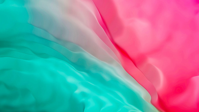 Colorful liquid vaporwave blurry background free wallpaper - medium preview image