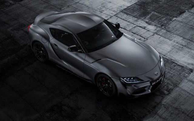 Silver sports car concrete black free wallpaper - medium preview image