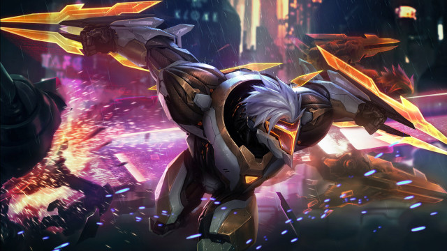 Futuristic robot huge arm explosion free wallpaper - medium preview image