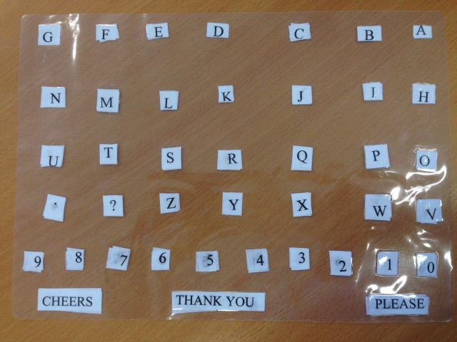 Clear plastic bag keyboard letters free wallpaper - medium preview image