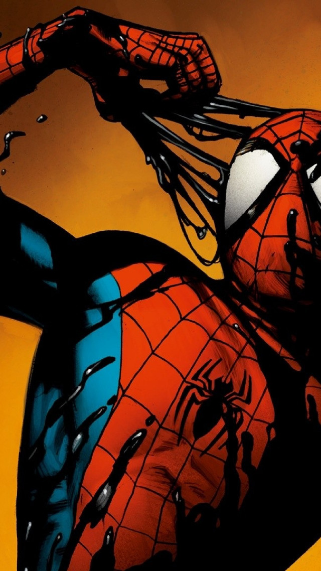 Spider man arms outstretched head free wallpaper - medium preview image