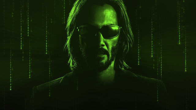 Man glasses beard green numbers free wallpaper - medium preview image