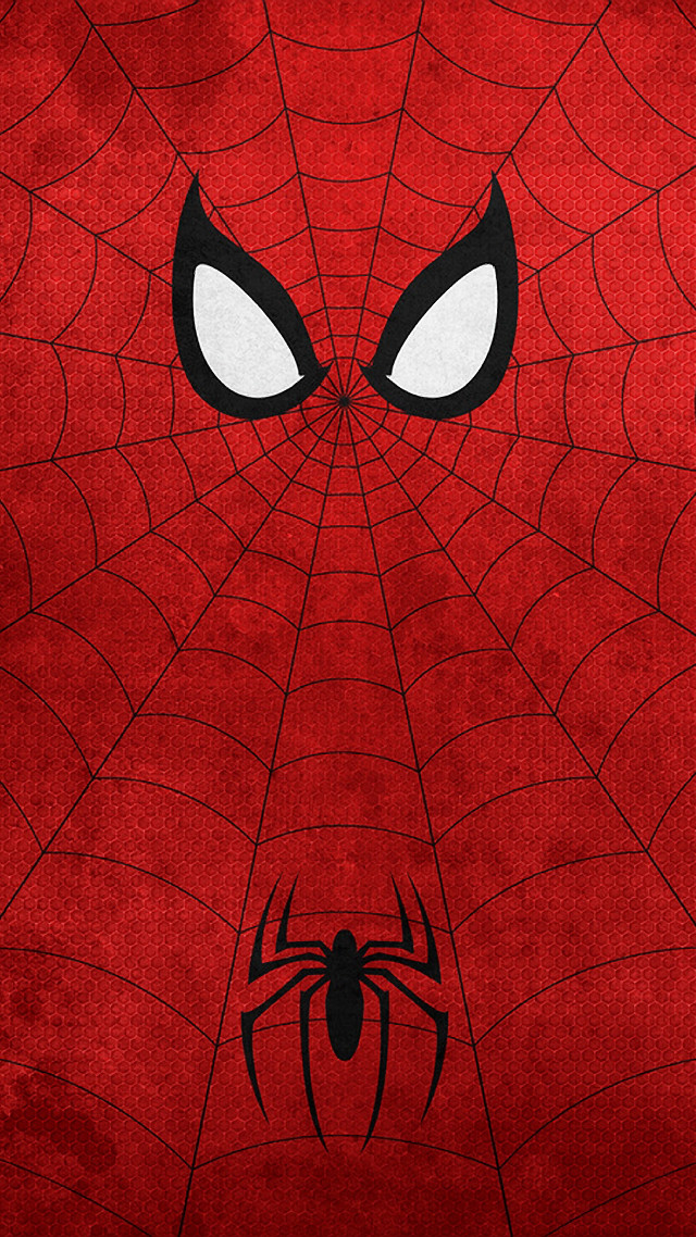 Spider man face eyes web free wallpaper - medium preview image