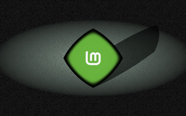 Green button white m shadow free wallpaper - medium preview image
