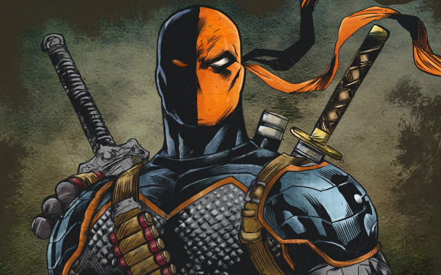 Deadpool sword armor scarf comic free wallpaper - medium preview image