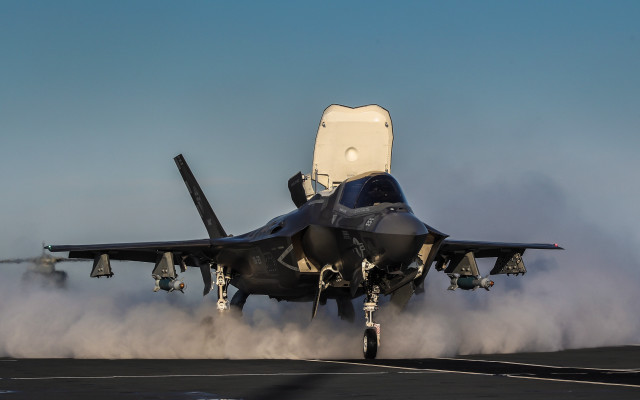 Jet smoke runway cobra military free wallpaper - medium preview image