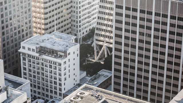 Cityscape tiltshift crane tokyo architecture free wallpaper - medium preview image
