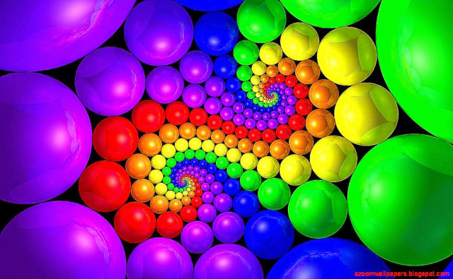Rainbow balloons balls spiral colorful free wallpaper - medium preview image