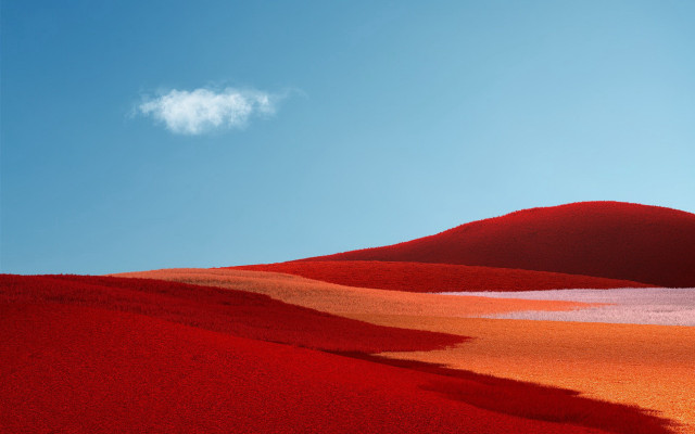 Red desert clouds blue sky free wallpaper - medium preview image