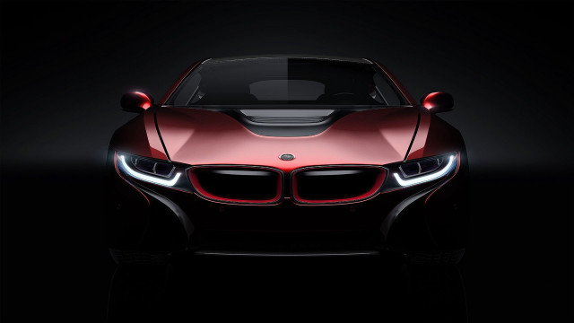 Red car black background ihcar free wallpaper - medium preview image