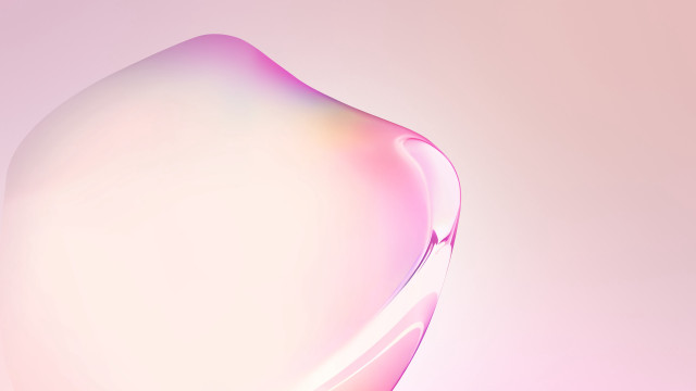 Pink curved gradient beeple shiny free wallpaper - medium preview image