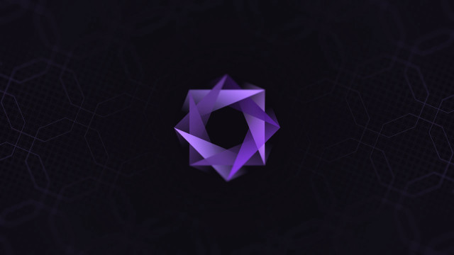 Purple abstract geometric 3d tile free wallpaper - medium preview image
