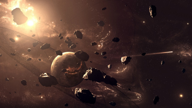 Space rocks blackhole aurora milkyway free wallpaper - medium preview image