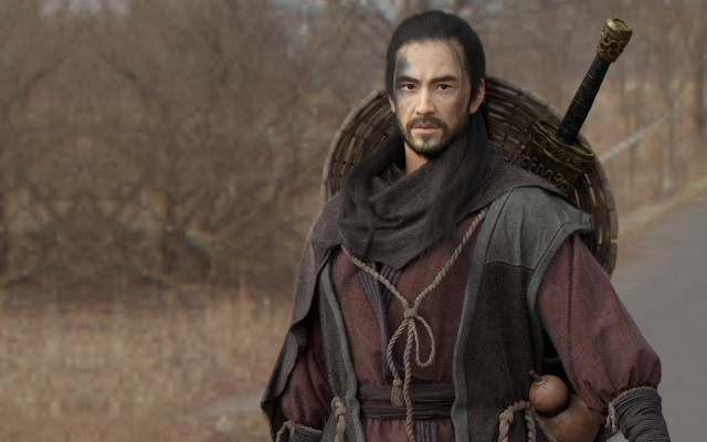 Man samurai armor katana woods free wallpaper - medium preview image